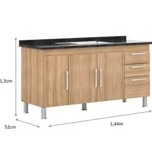 Gabinete Gêmeos 1 50 3