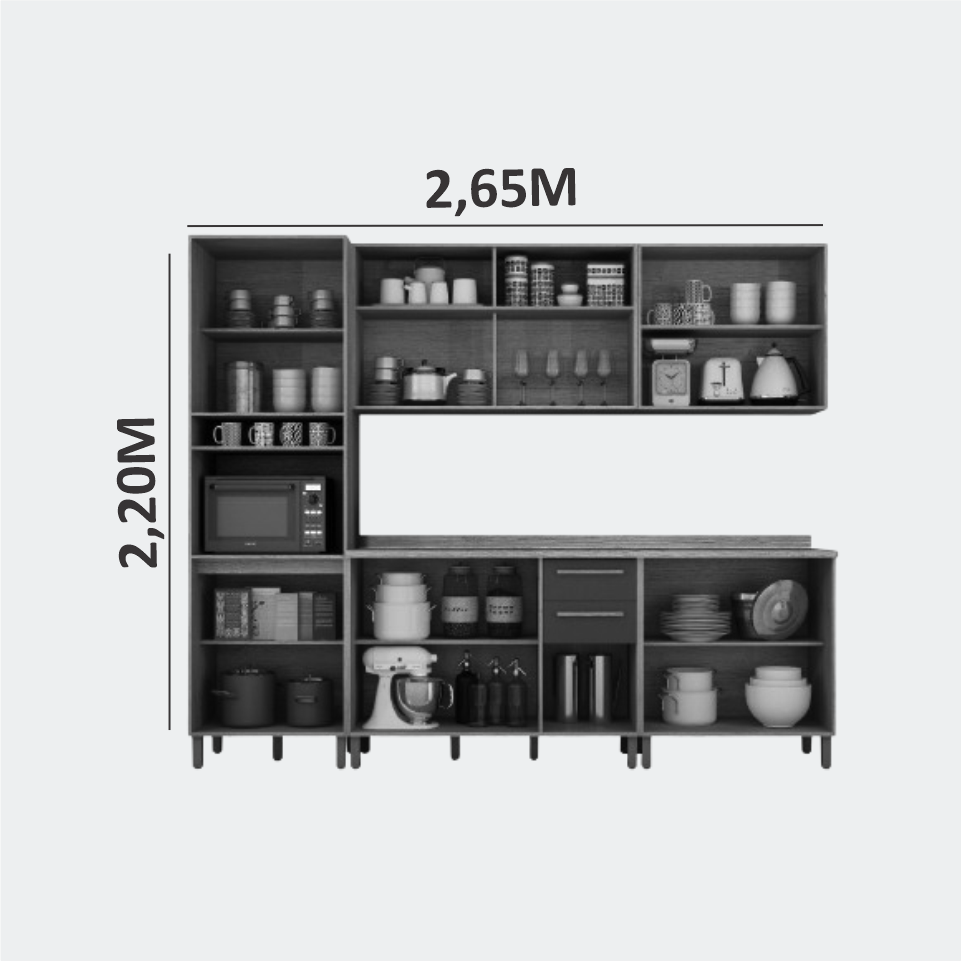 fmd cozinha salvador 5 pecas