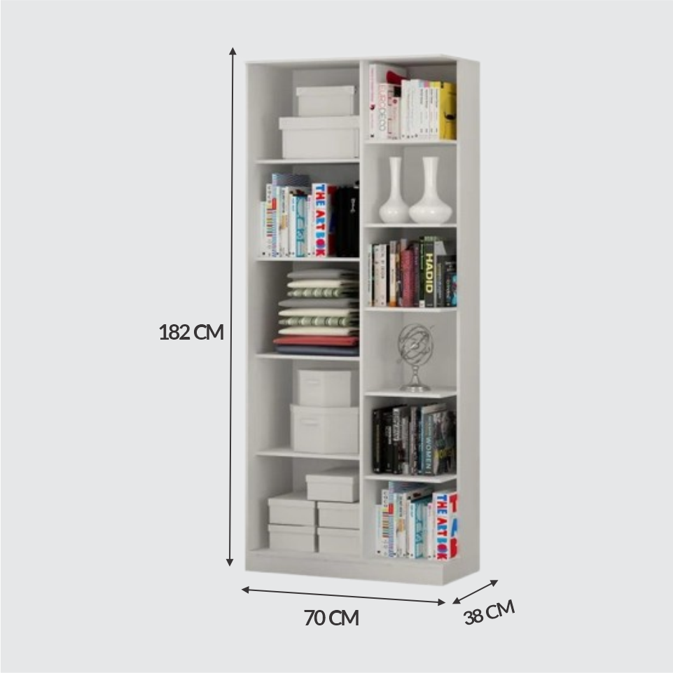 MULTIUSO JOÃO PESSOA COM ESPELHO cor branco 01