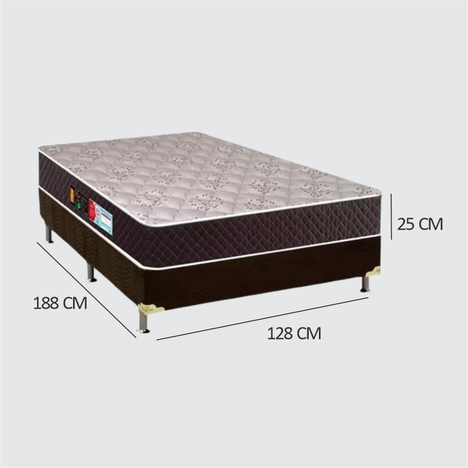 CONJUNTO BOX VIUVA COM COLCHÃO SLEEP MAX D28 01