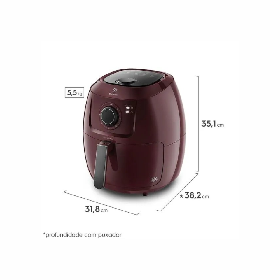 Fritadeira Electrolux 5 Litros Vermelha 2