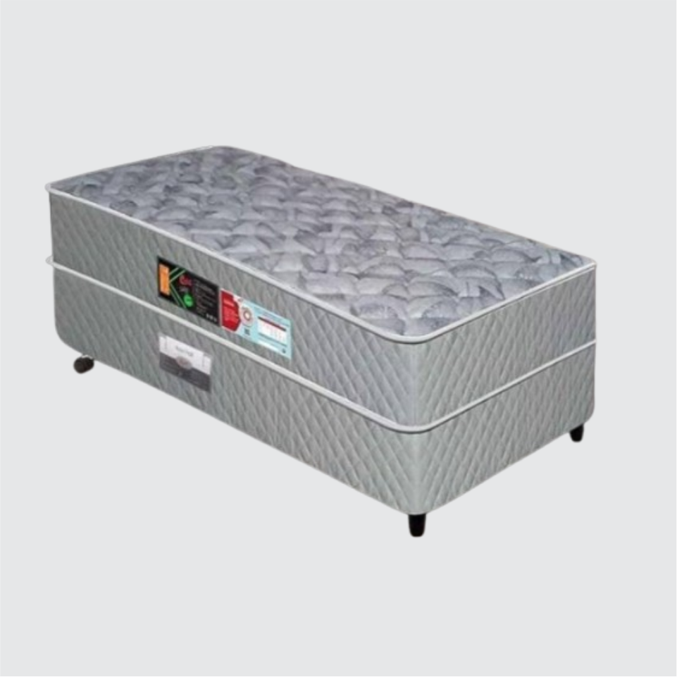 conjunto box solteiro com colchão espuma expressive sleep d33.