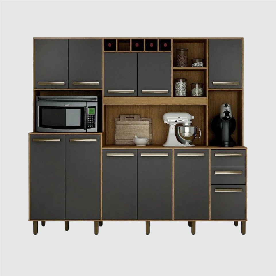 cozinha petra COR cimamomo grafite