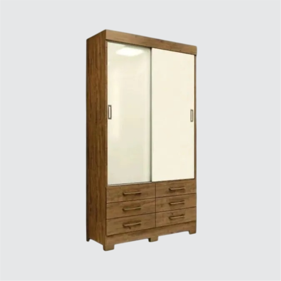 GUARDA ROUPA NEVADA NEW MOSCOU SEM ESPELHO Ipe tex Off white