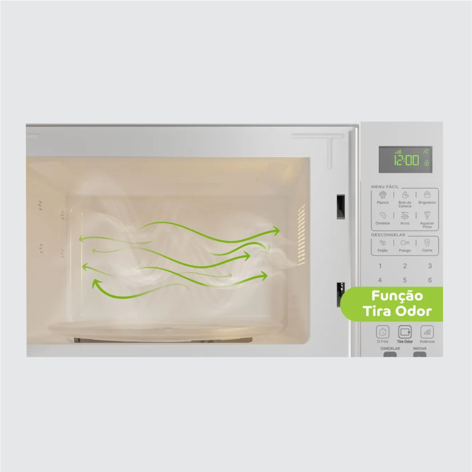 MICRO-ONDAS CONSUL 32 LITROS branco.