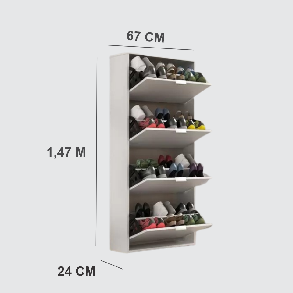 SAPATEIRA SAFIRA 4PTS branco.