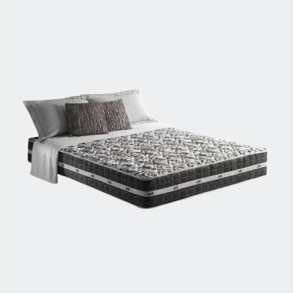 Colchão de Molas Ensacadas Casal Black Graphite - Medida 1,38 x 32