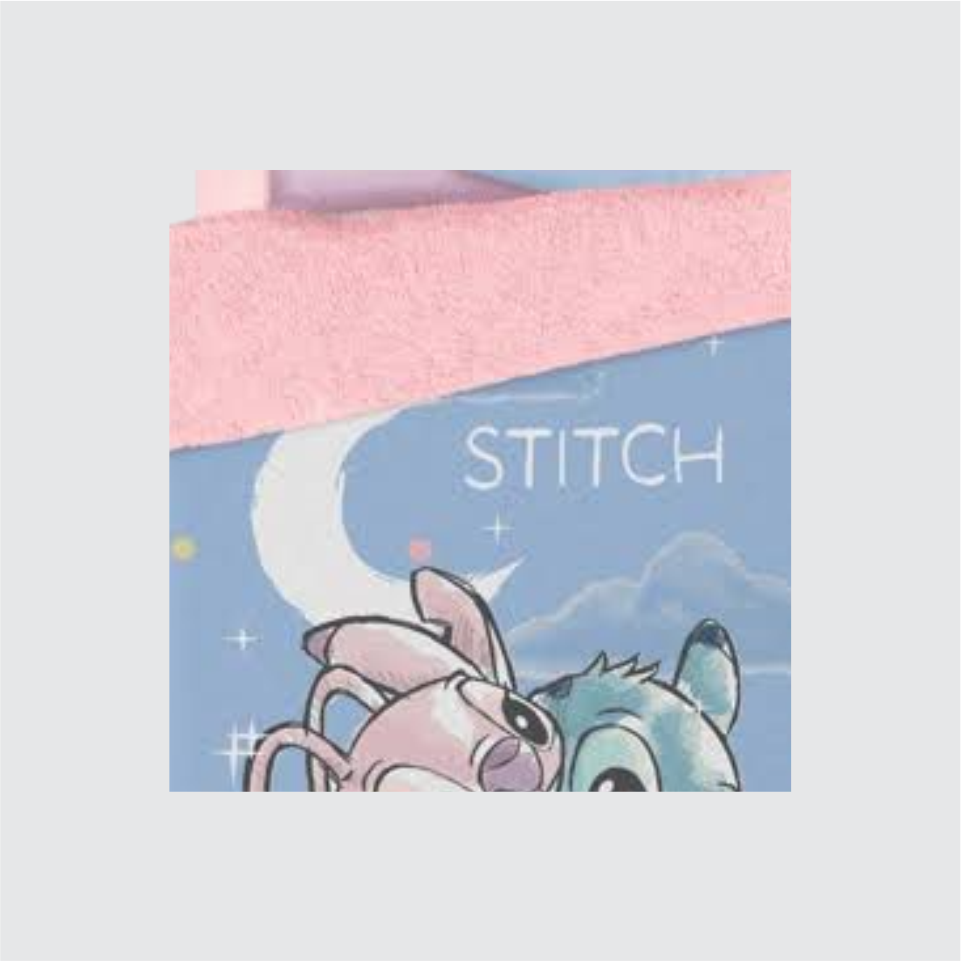 EDREDOM SOLTEIRO LÃ DE CARNEIRO STITCH .