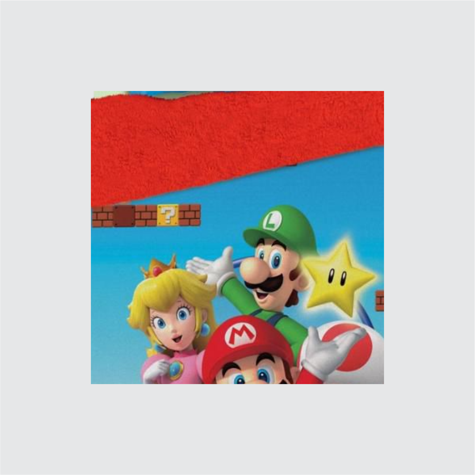 EDREDOM SOLTEIRO LÃ DE CARNEIRO SUPER MARIO .