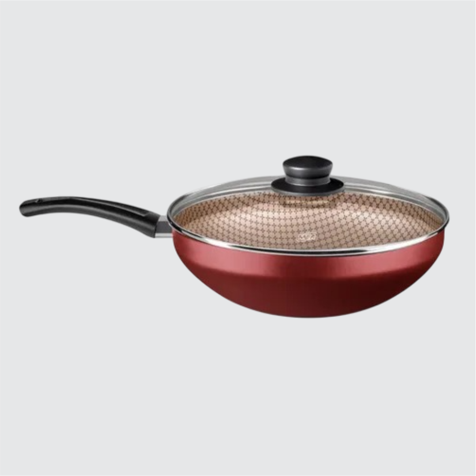 Frigideira work antiaderente cor grafite - chocolate - cereja ..