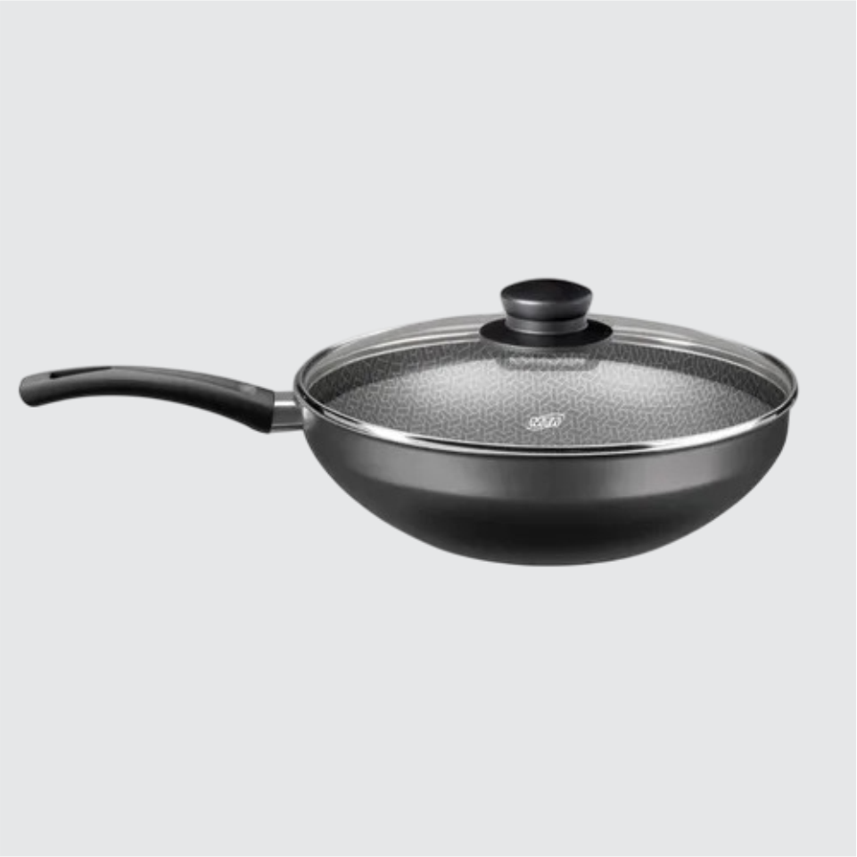 Frigideira work antiaderente cor grafite - chocolate - cereja