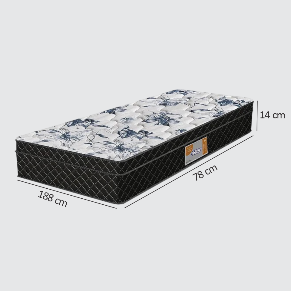 COLCHÃO ESPUMA SUPREME SOLTEIRO - COMPOSTO EURO.