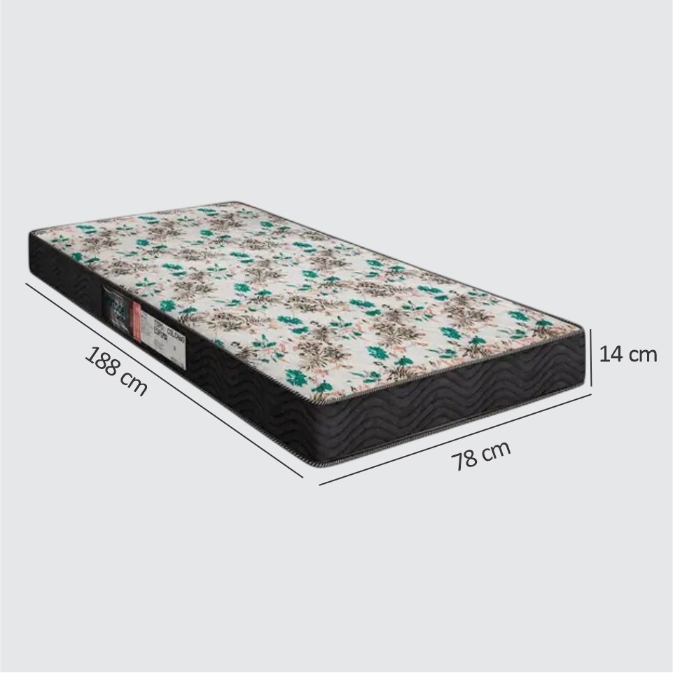 Colchão Espuma Viena D33 solteiro portobel conforto.