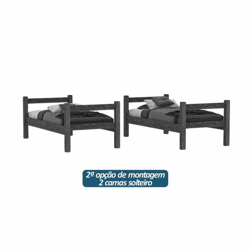 BELICHE LETICIA COR CASTANHO WOOD.