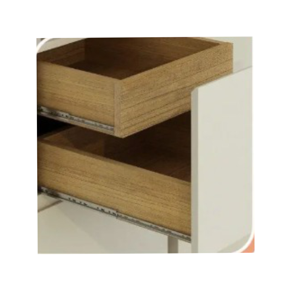 COZINHA DAKOTA 1,90M 3 PEÇAS CINAMOMO OFF WHITE