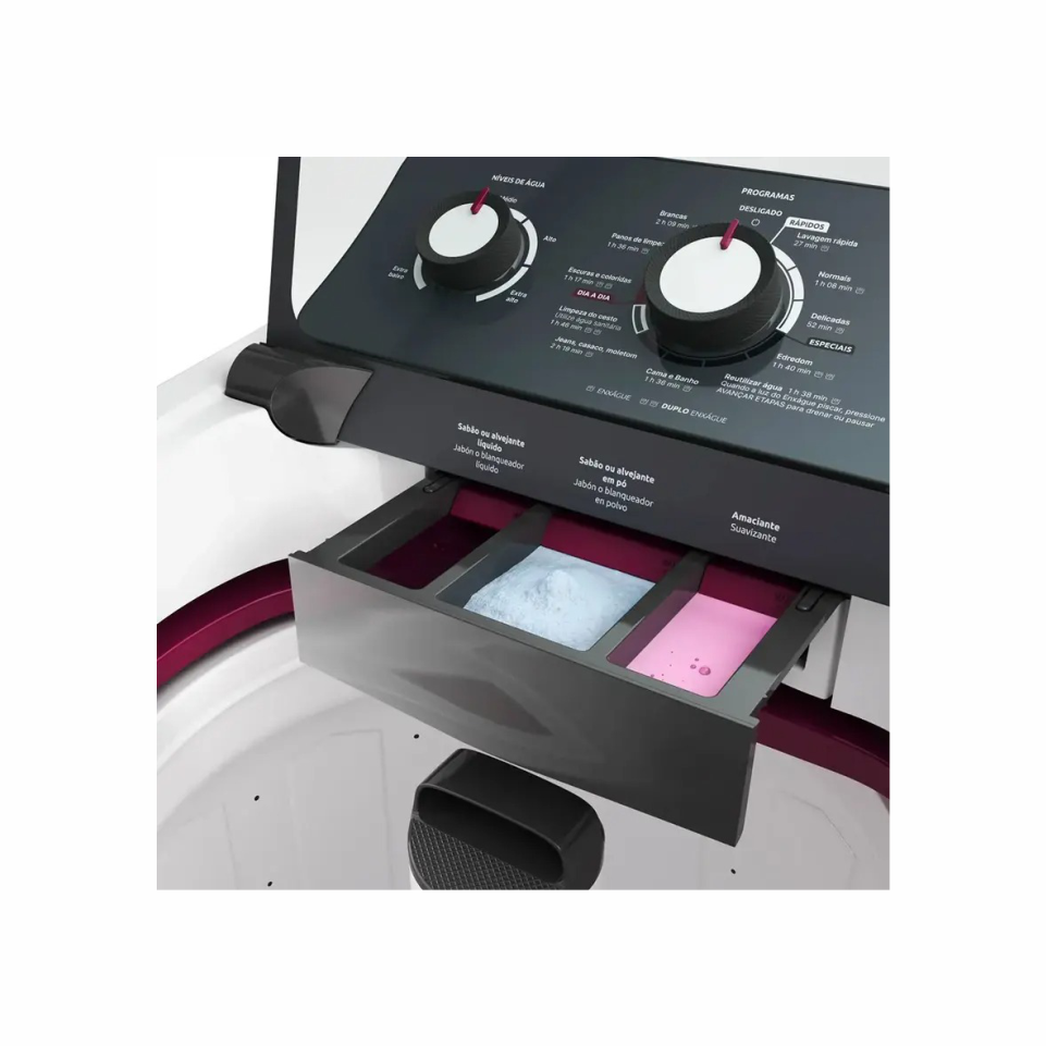 Maquina de lavar MLA 17 Kg mueller cor branco.