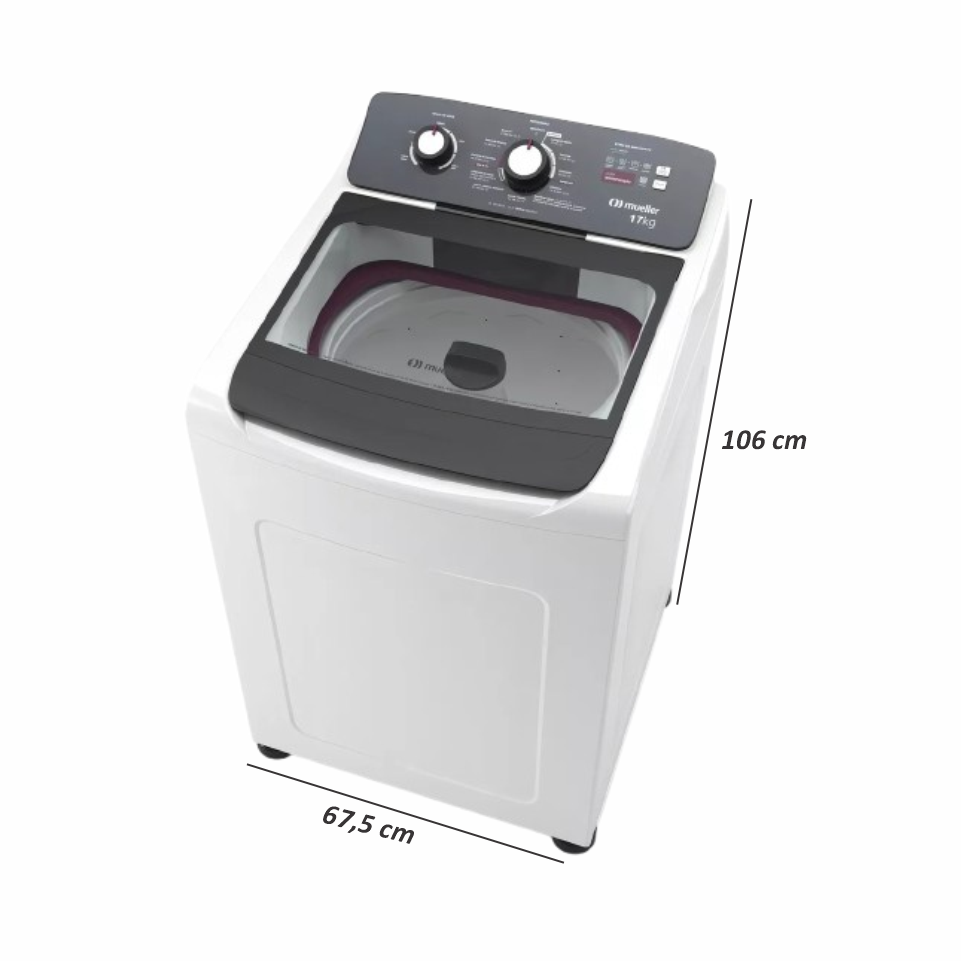 Maquina de lavar MLA 17 Kg mueller cor branco...